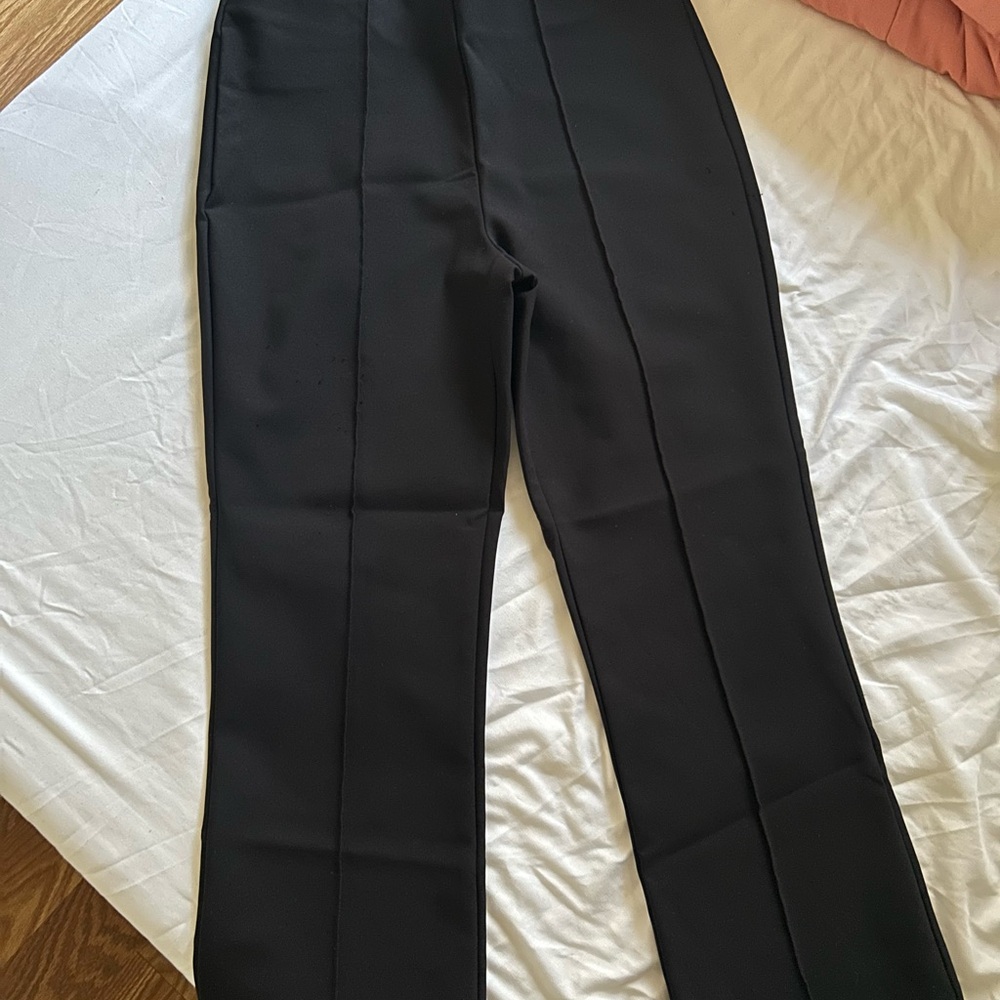 Rachel Zoe Black Straight Leg Pants